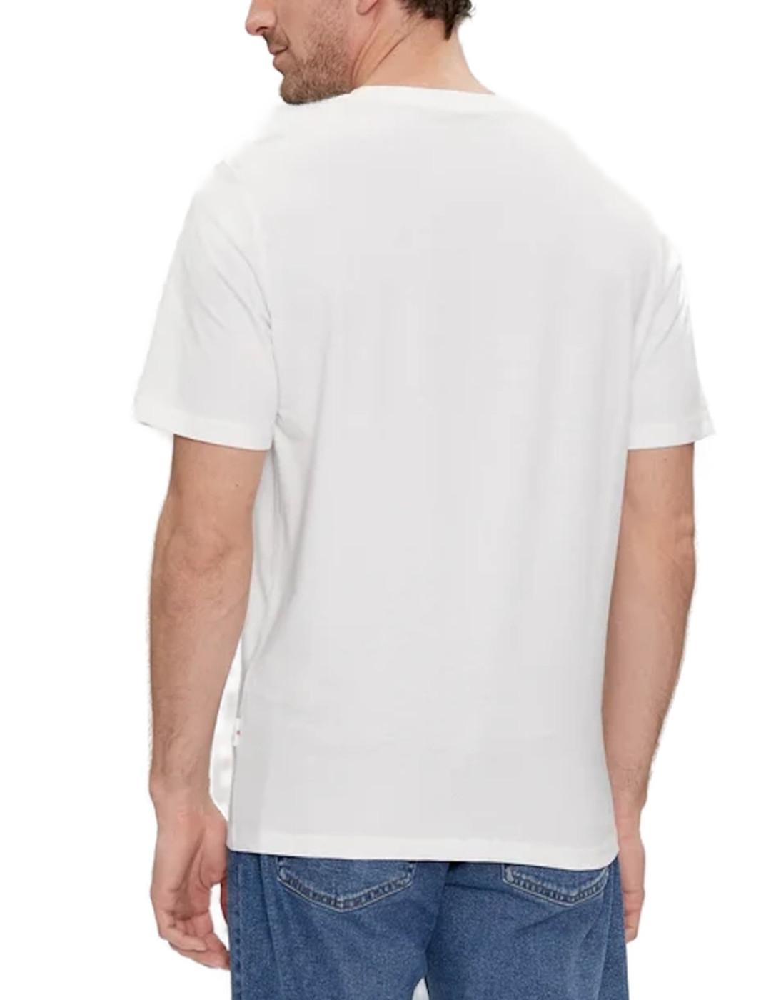 Camiseta Jack&Jones Casey blanco manga corta para hombre