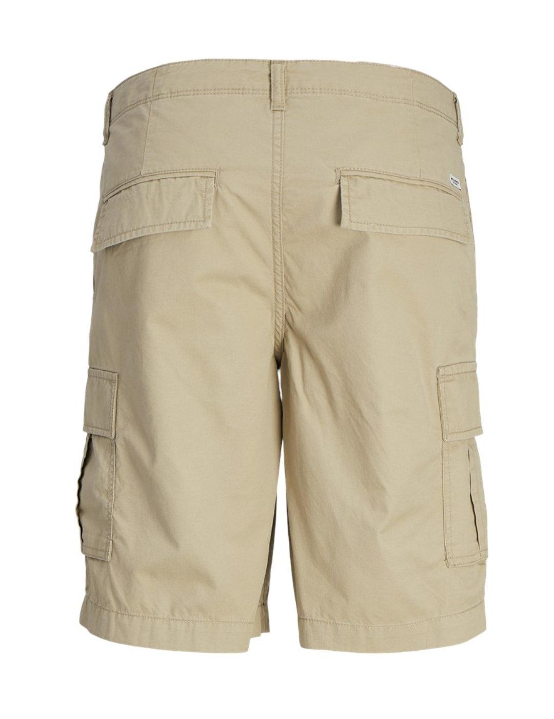 Bermuda cargo Jack&Jones Junior beige para niño