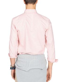 Camisa Harper Amberes rosa cuello americano para hombre