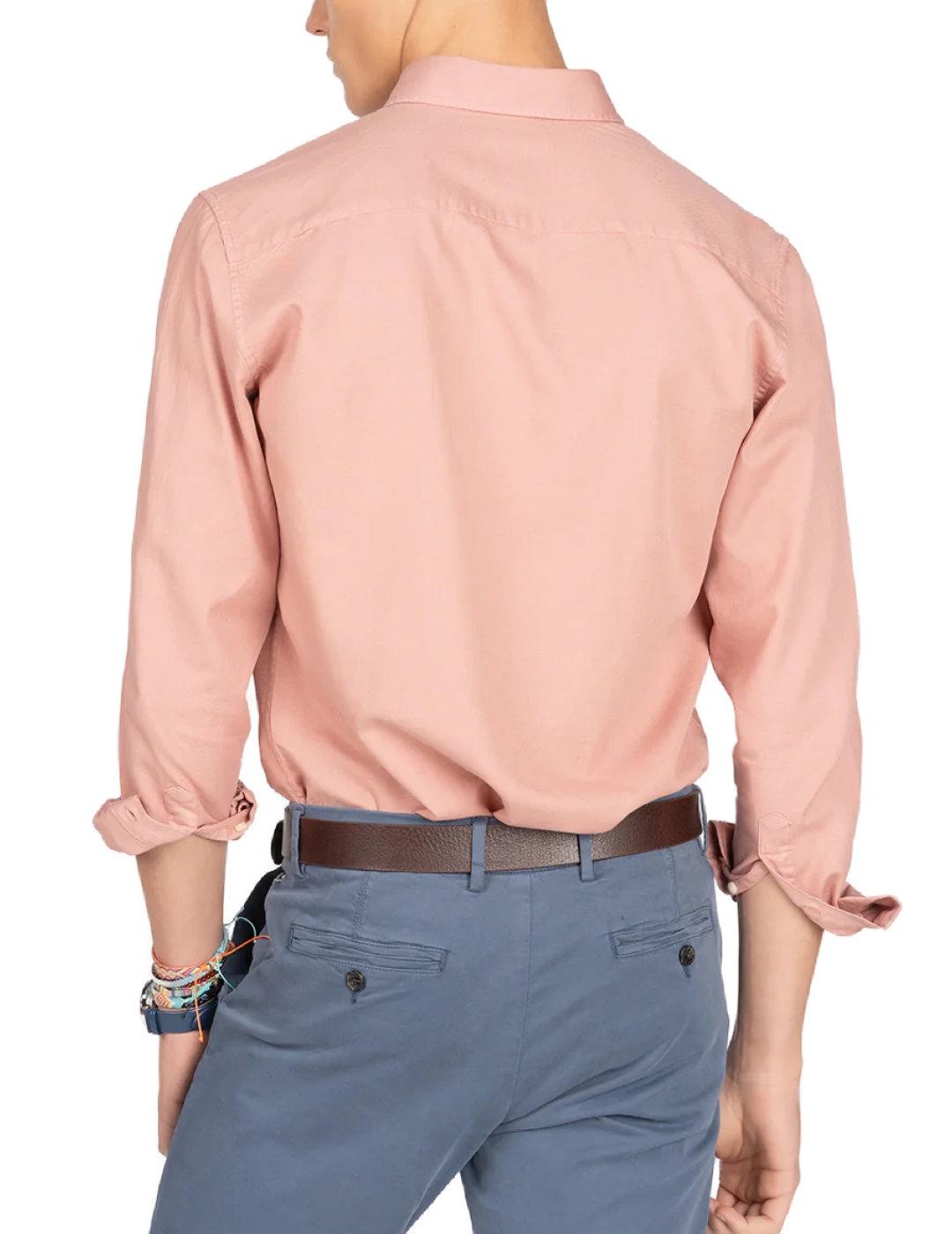 Camisa Oxford Harper&Neyer Veneto rosa para hombre