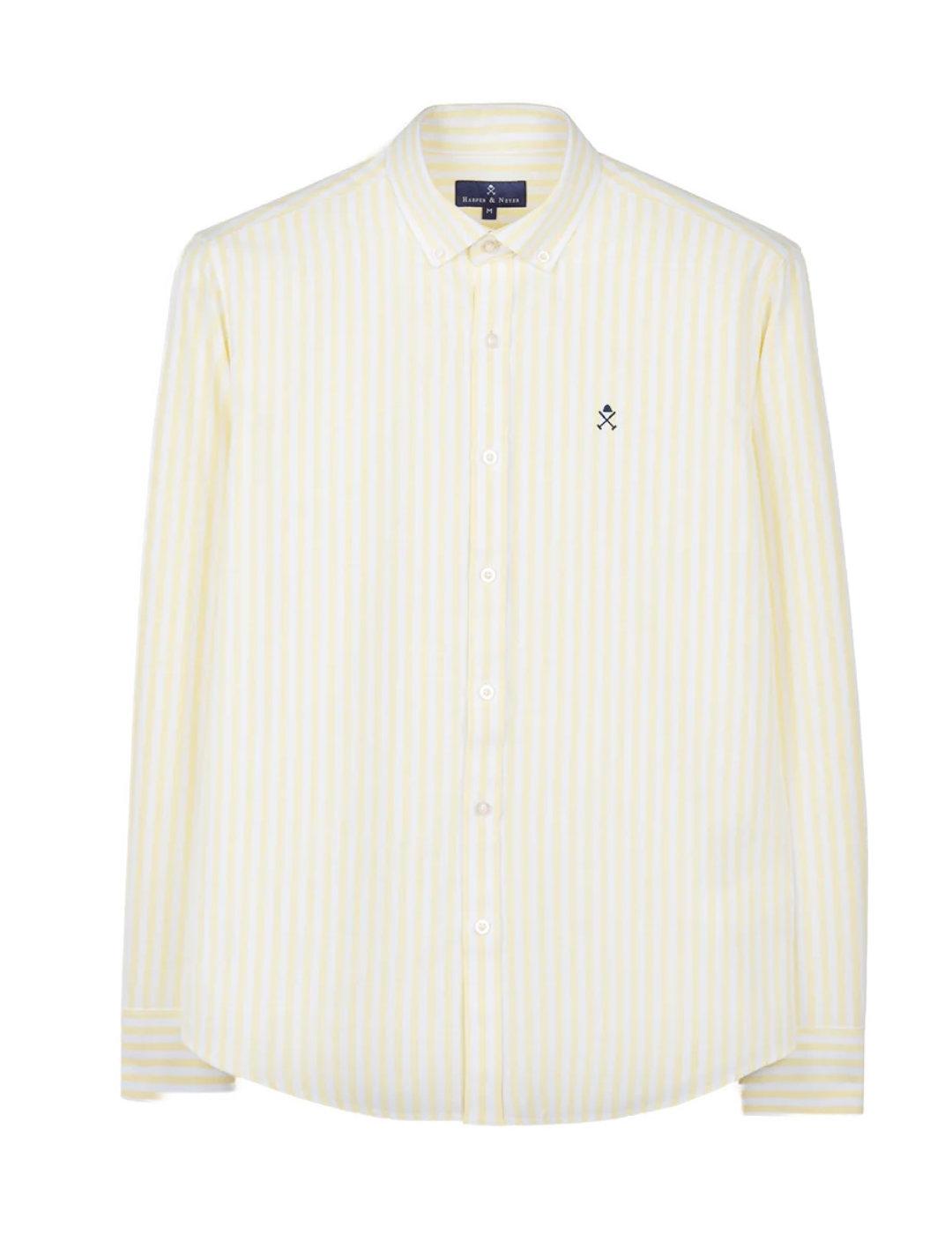 Camisa Harper&Neyer Seul amarillo rayas de hombre