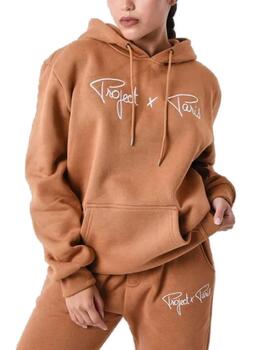 Sudadera ProjectxParis camel con capucha unisex