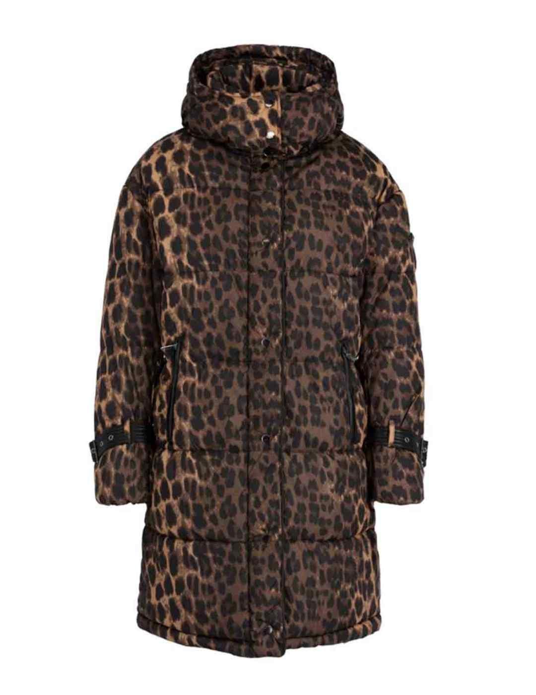 Plumas Guess Thomasia leopardo guateado para mujer