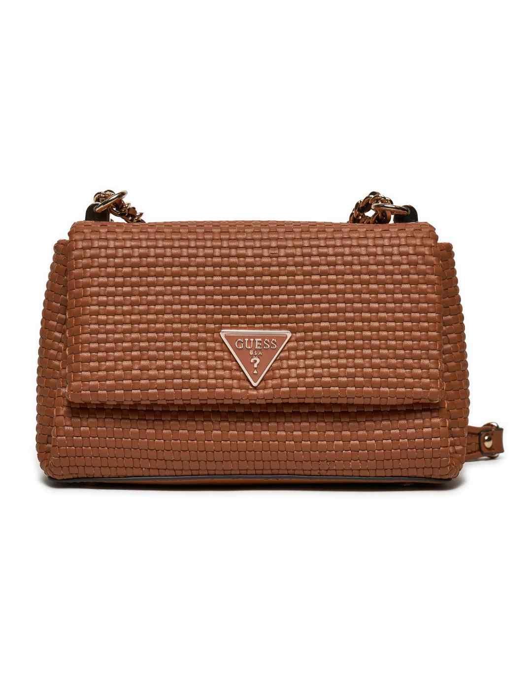 Bolso bandolera Guess Etel marrón para mujer