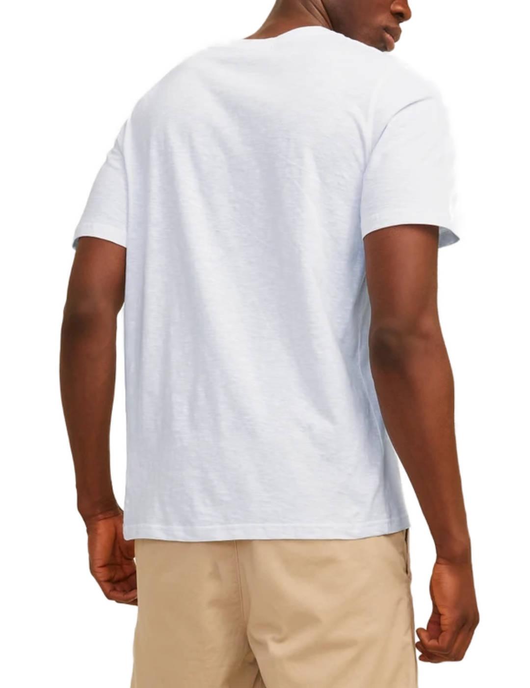 Camiseta Jack&Jones Aruba blanco manga corta para hombre