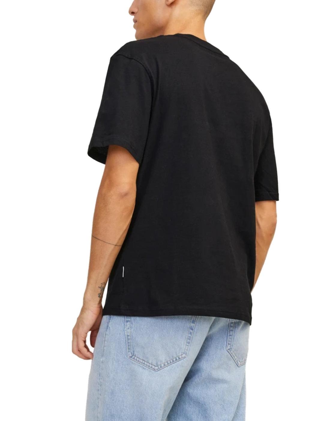 Camiseta Jack&Jones Lucca negro manga corta  para hombre