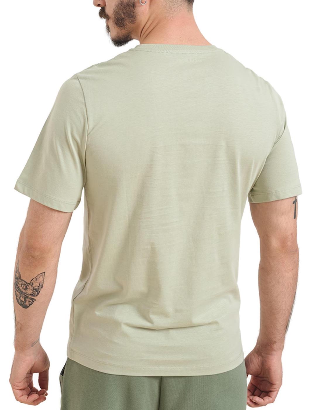 Camiseta Jack&Jones Zion verde manga corta para hombre