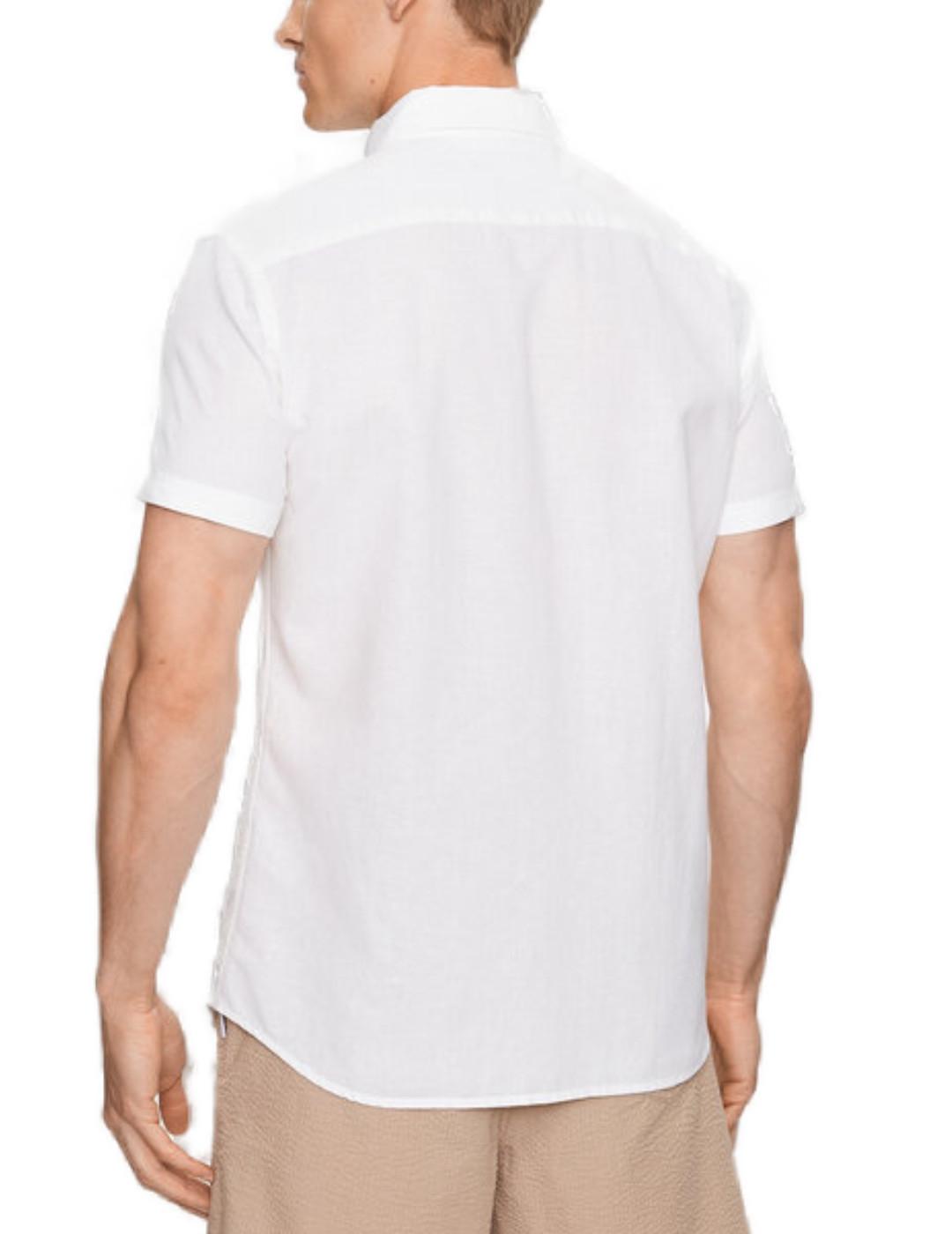 Camisa Jack&Jones Summer blanca manga corta para hombre