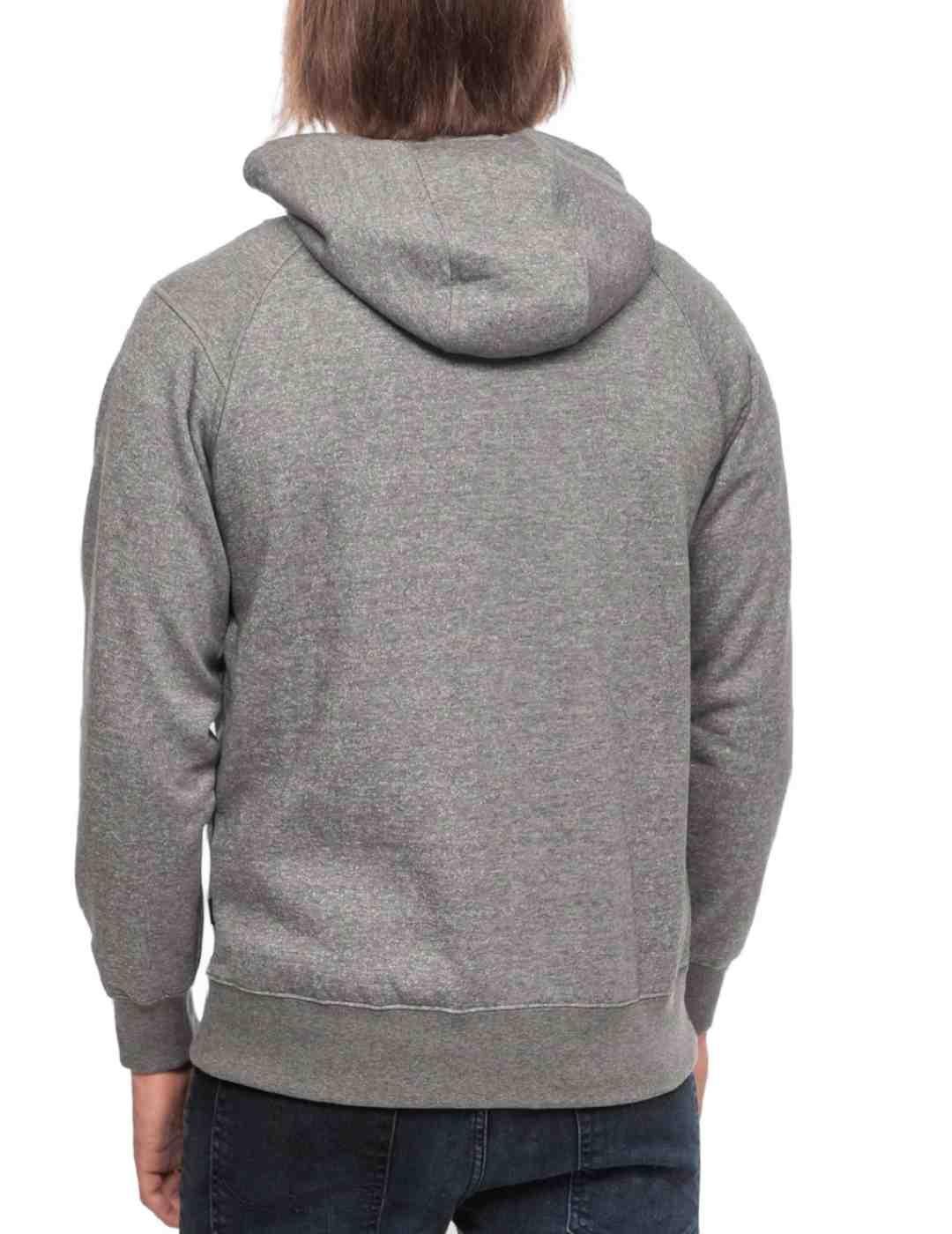 Sudadera Jack&Jones Epinn gris con capucha para hombre