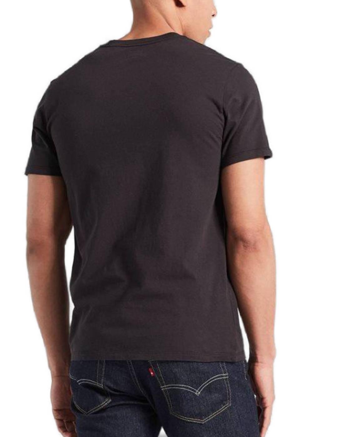 Camiseta Levi's Original Tee negra manga corta para hombre