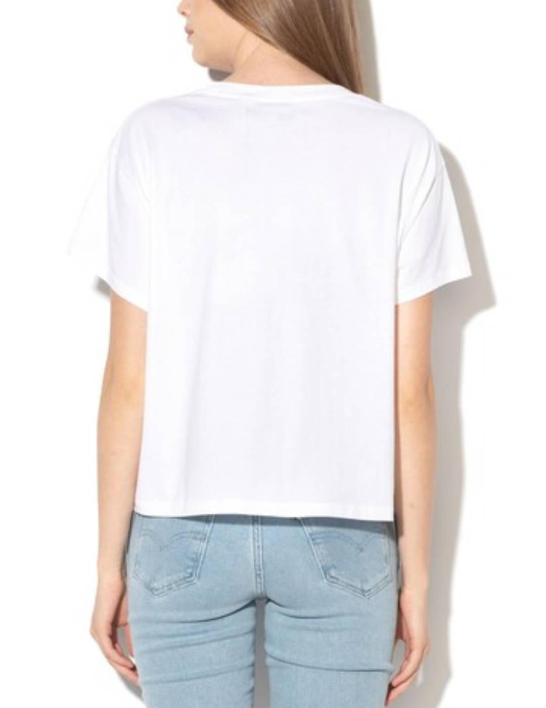 Camiseta Levi´s Graphic blanco manga corta para mujer