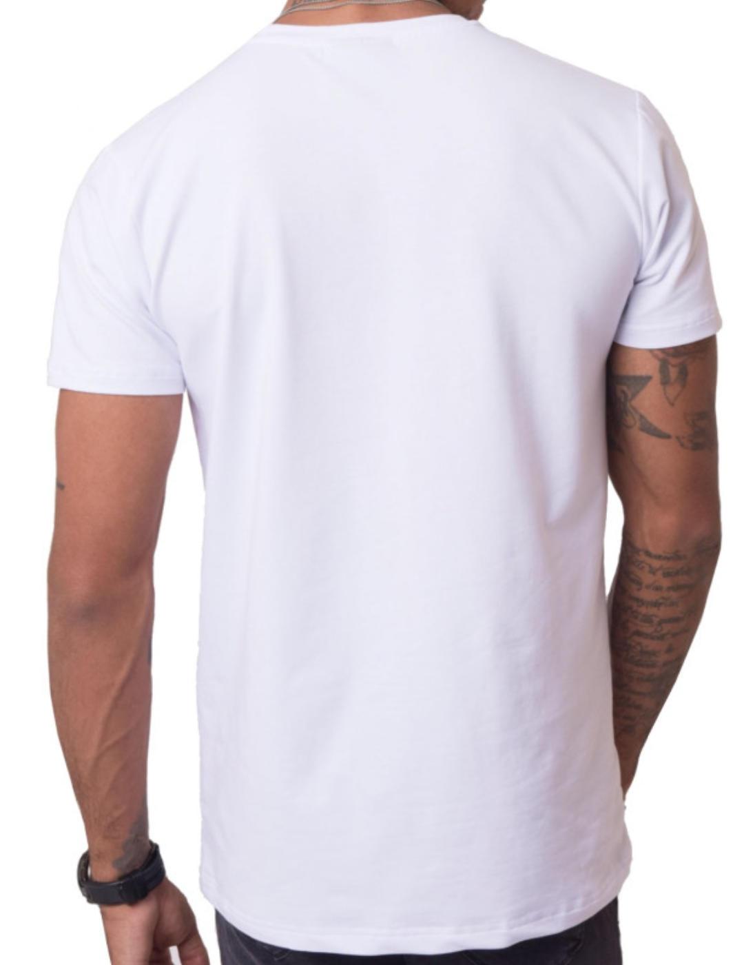 Camiseta ProjectxParis blanca logo negro manga corta unisex