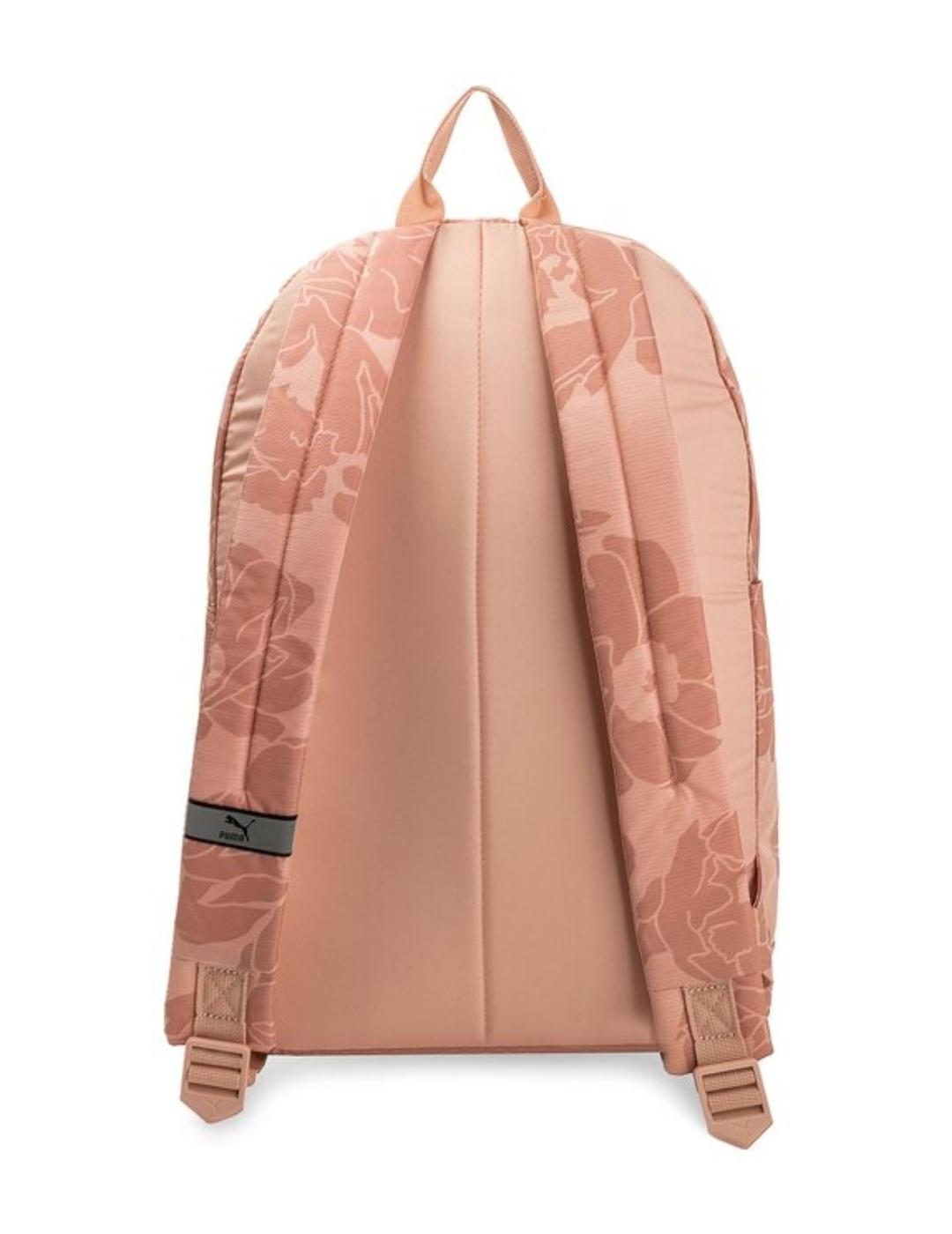 Mochila Puma Peach rosa estampado unisex