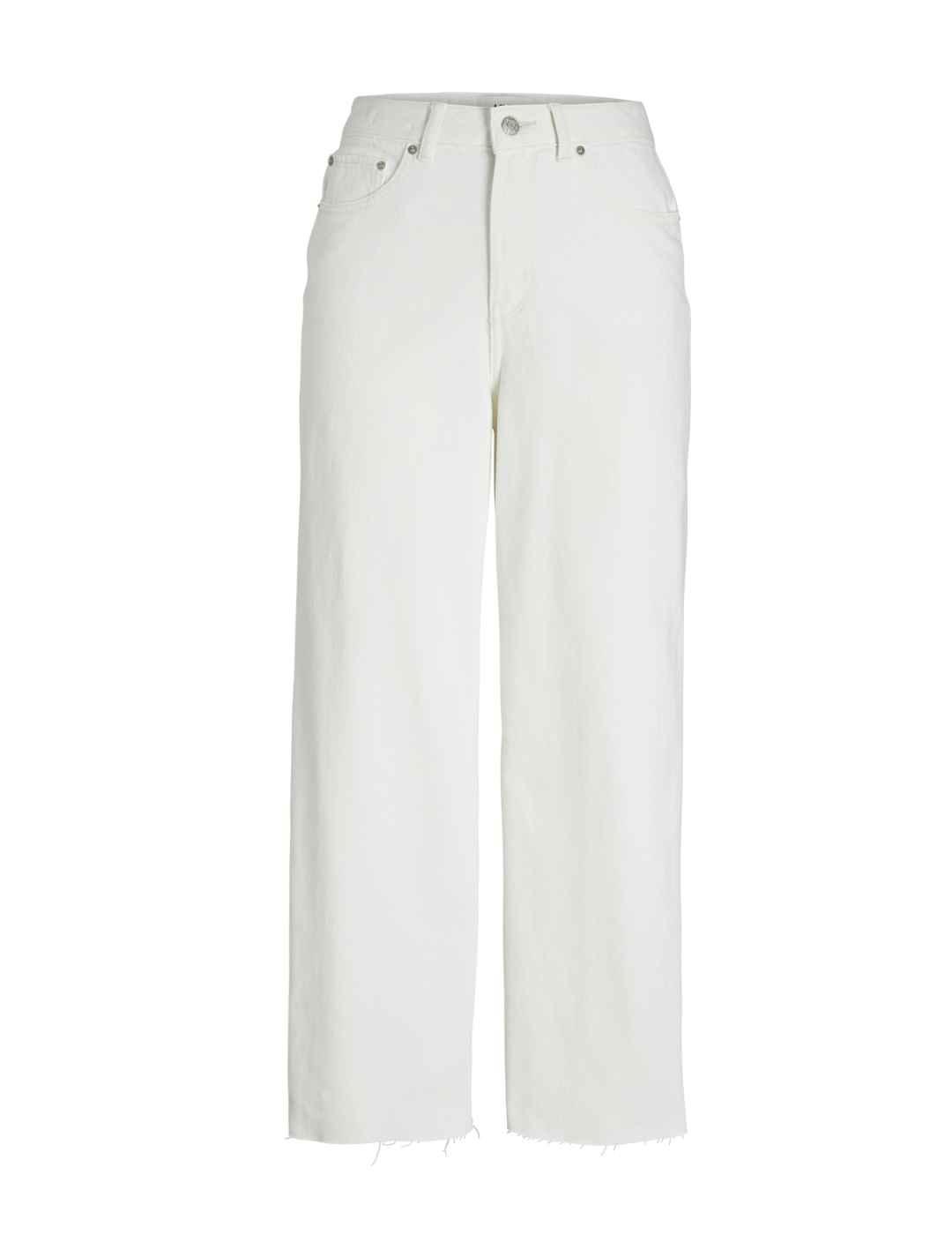 Pantalón vaquero JJXX Milla culotte blanco para mujer