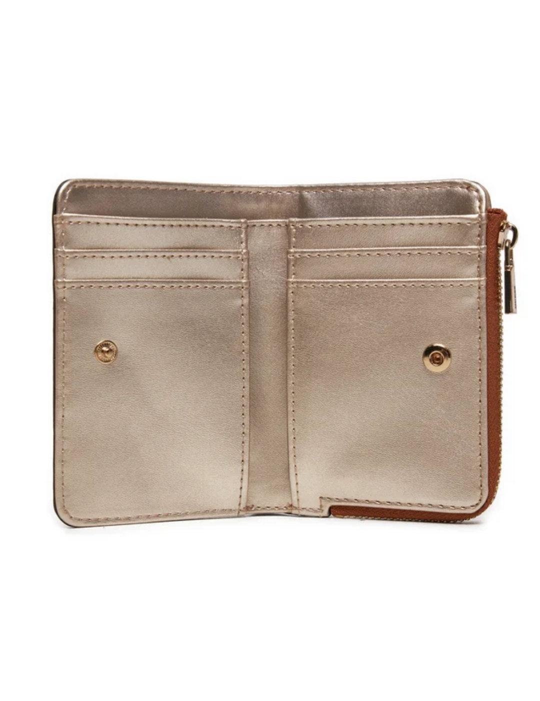 Cartera mediana Guess Laurel camel para mujer