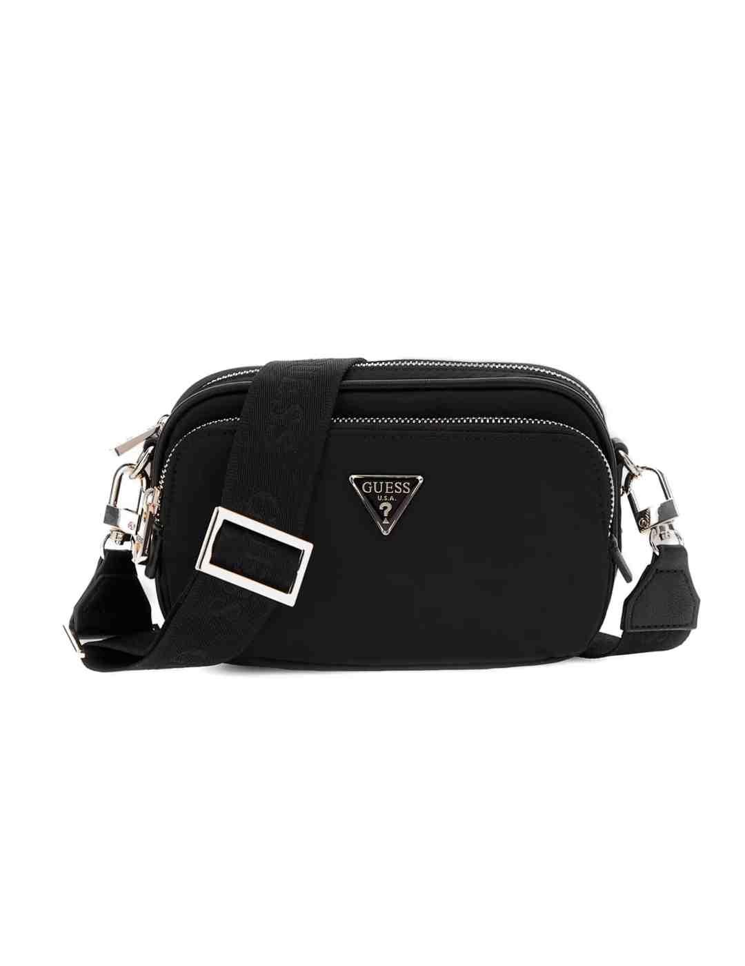 Bolso bandolera Guess Eco Gemma Crossbody negro mujer