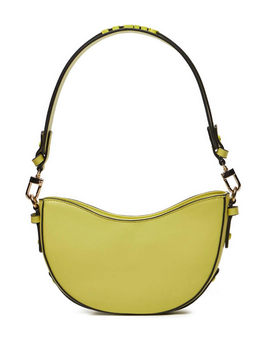 Bolso de hombro Guess Sarita Shoulder verde lima para mujer