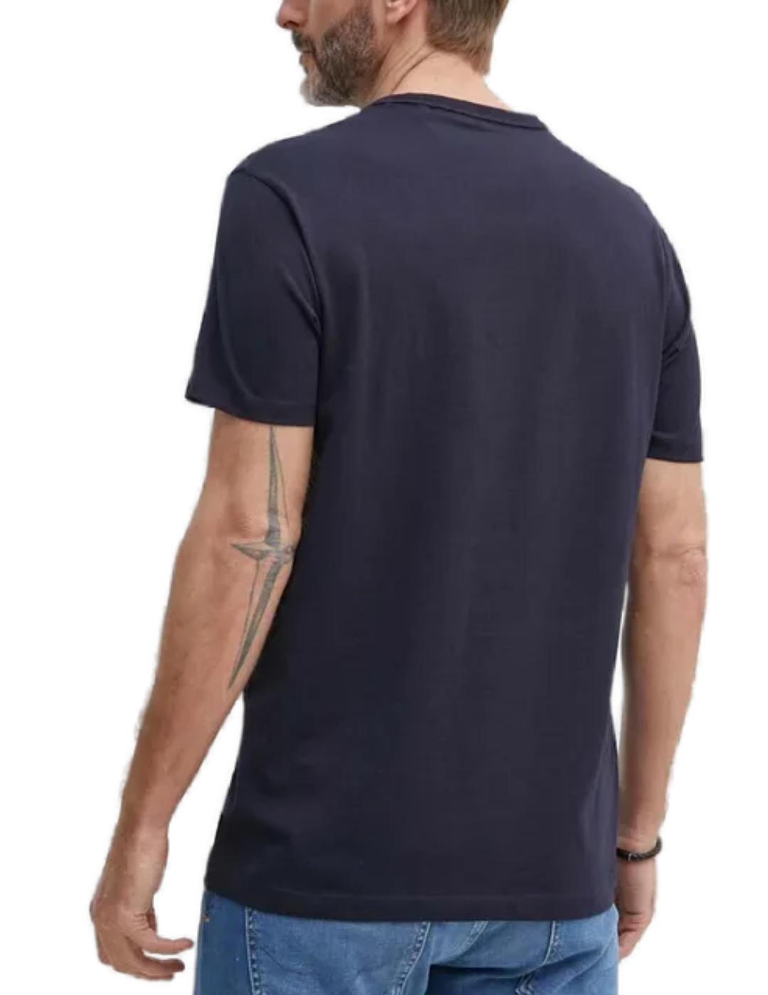 Camiseta Guess Summer marino manga corta para hombre