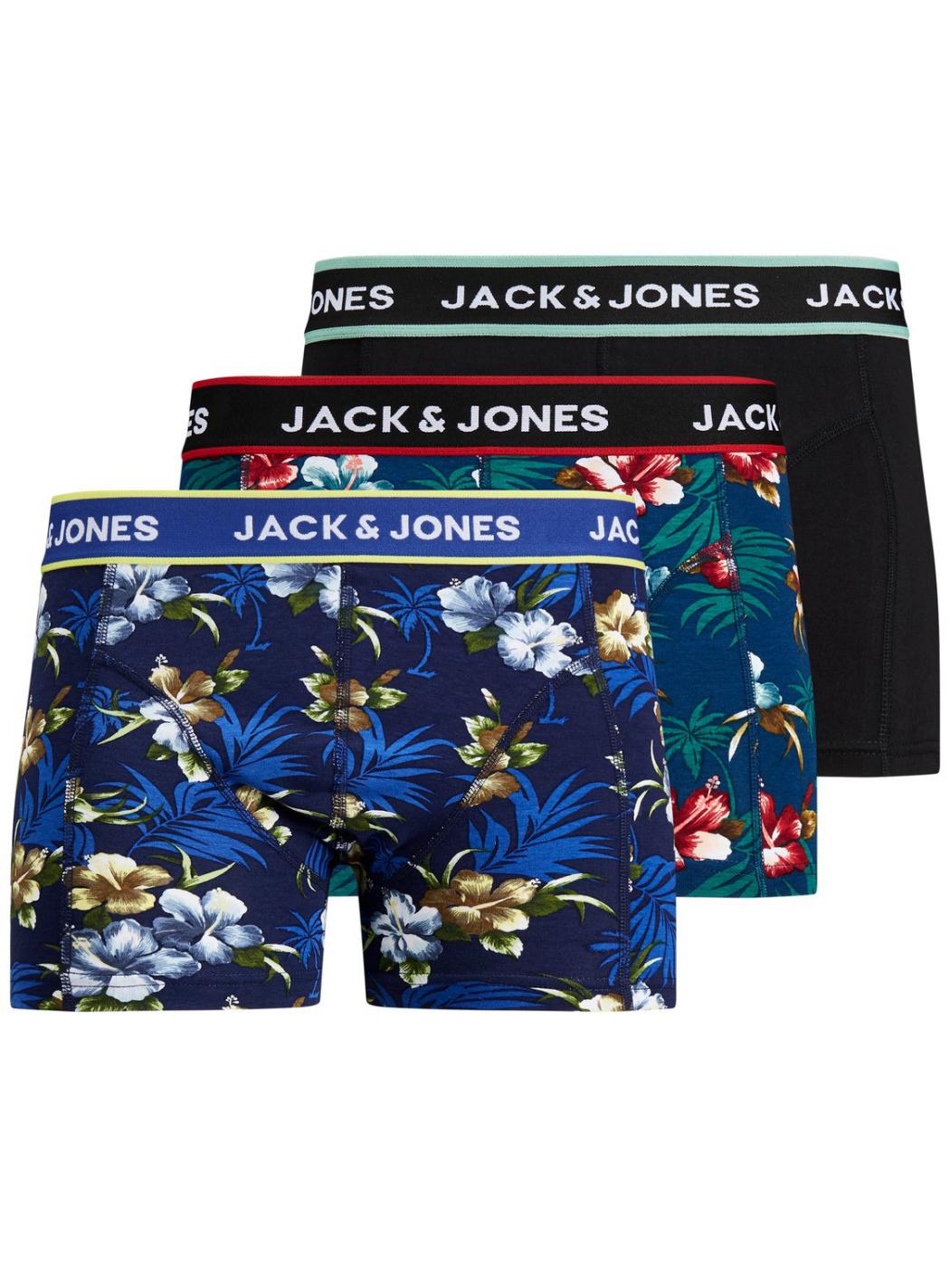 Intimo Jack&Jones Flower pack3 para hombre-&