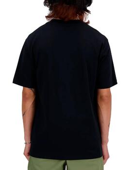 Camiseta New Balance negra para hombre-Sf6g