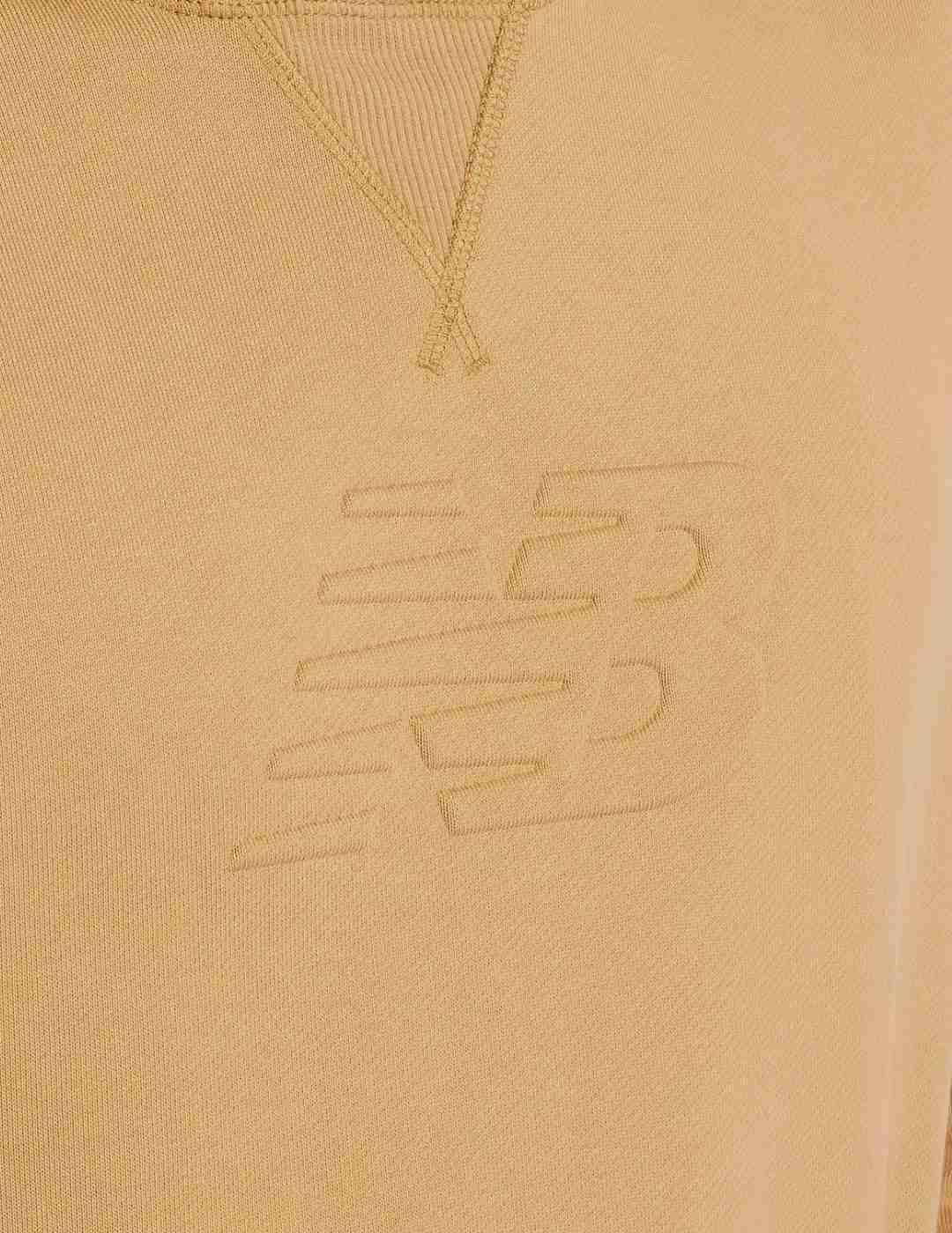 Sudadera New Balance Graphic camel con capucha para hombre