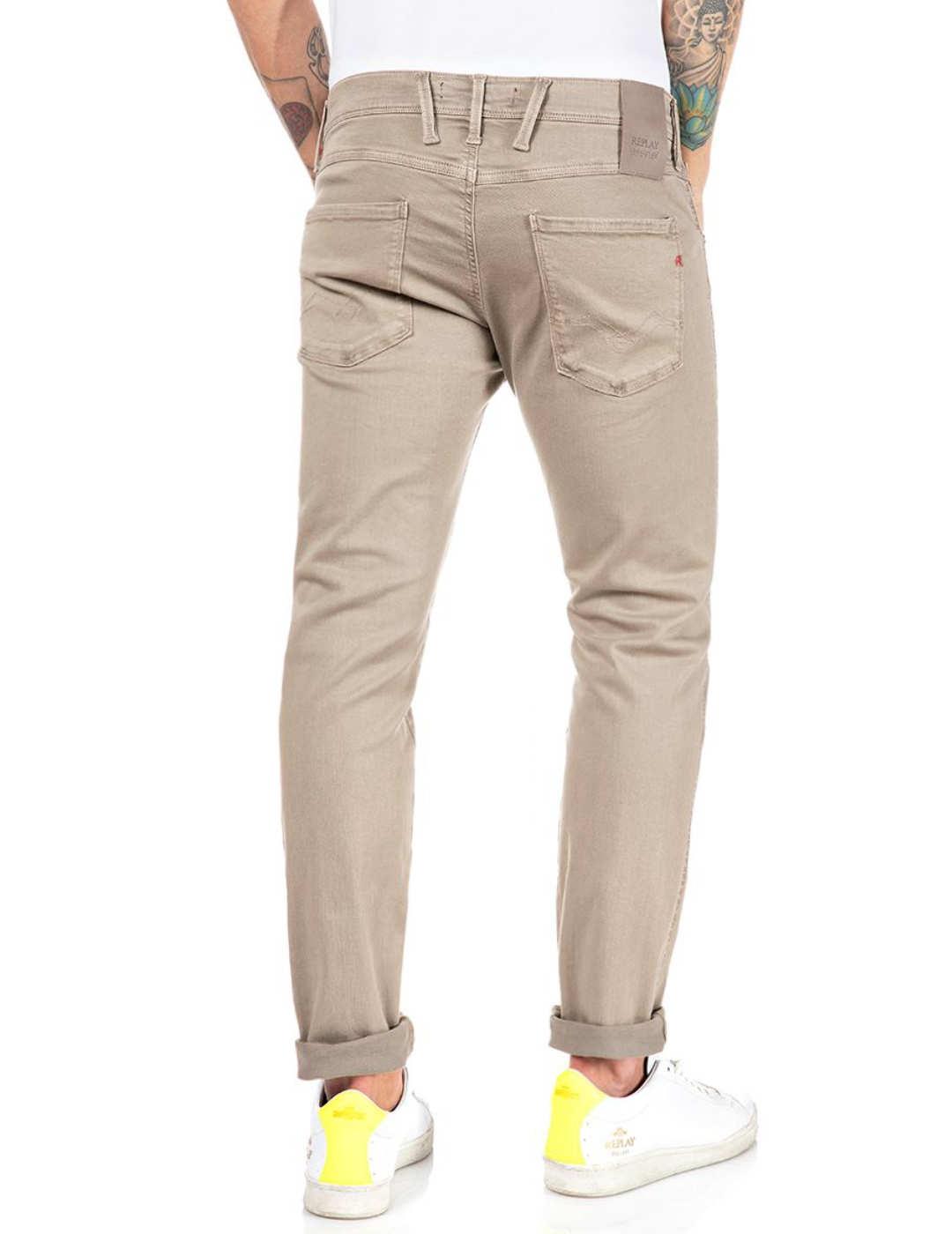 Vaquero Replay Ambass beige para hombre-&