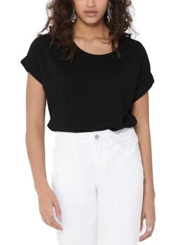 Camiseta Only Monste negra manga corta para mujer