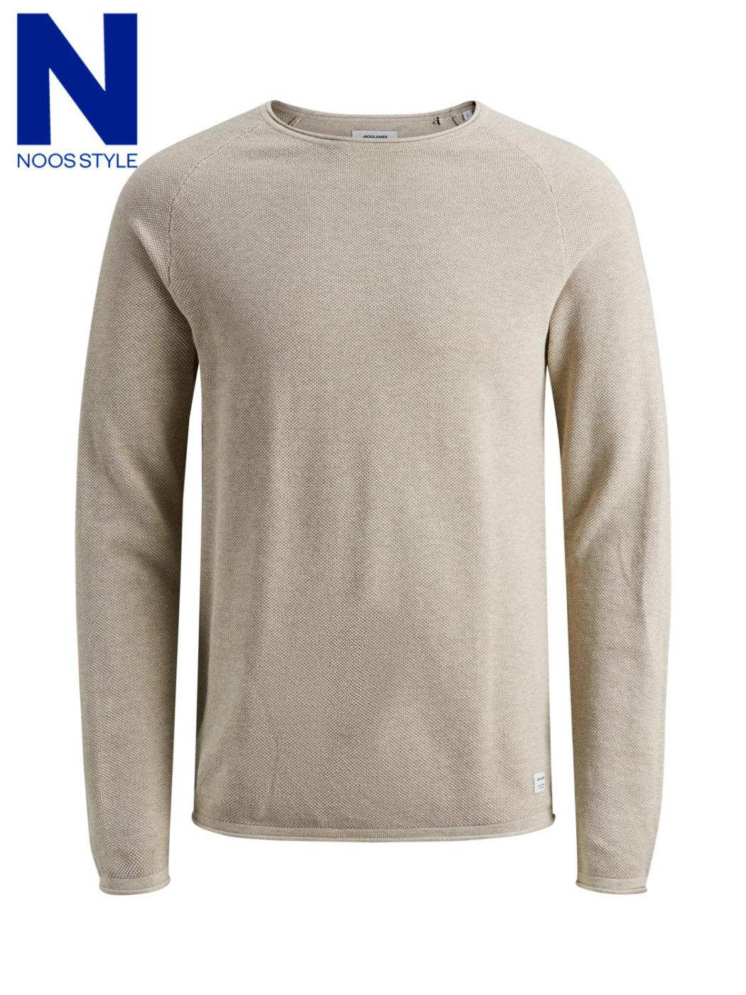 JJEHILL KNIT CREW OATMEAL-W