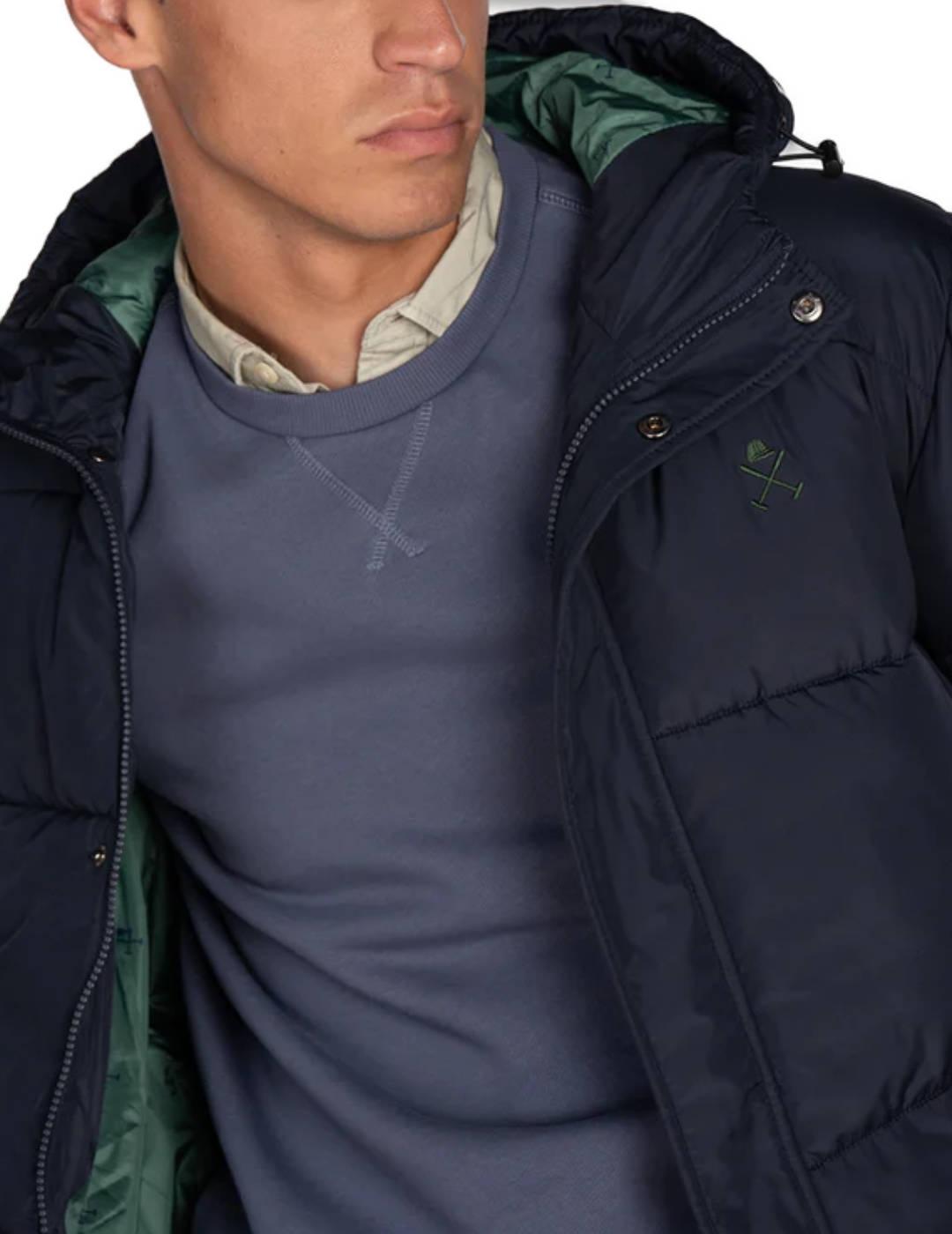 Plumas Harper & Neyer Norht azul marino guateado para hombre