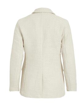 Chaqueta blazer Vila Emmi color crudo regular fit para mujer