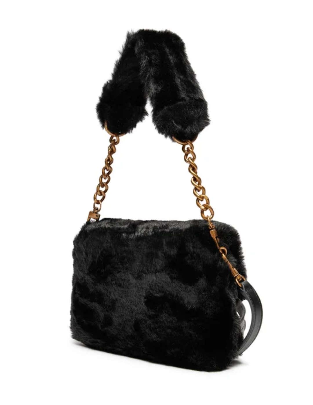 Bolso bandolera Guess Samia Shoulder negro de pelo mujer