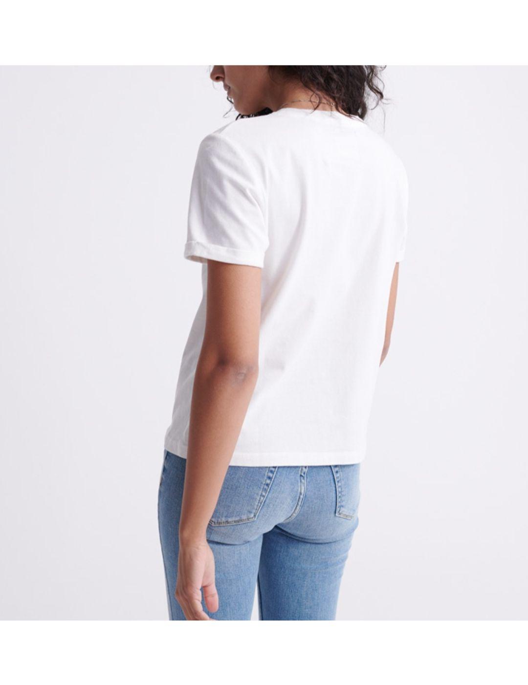 REG FLOCK BOXY TEE-W