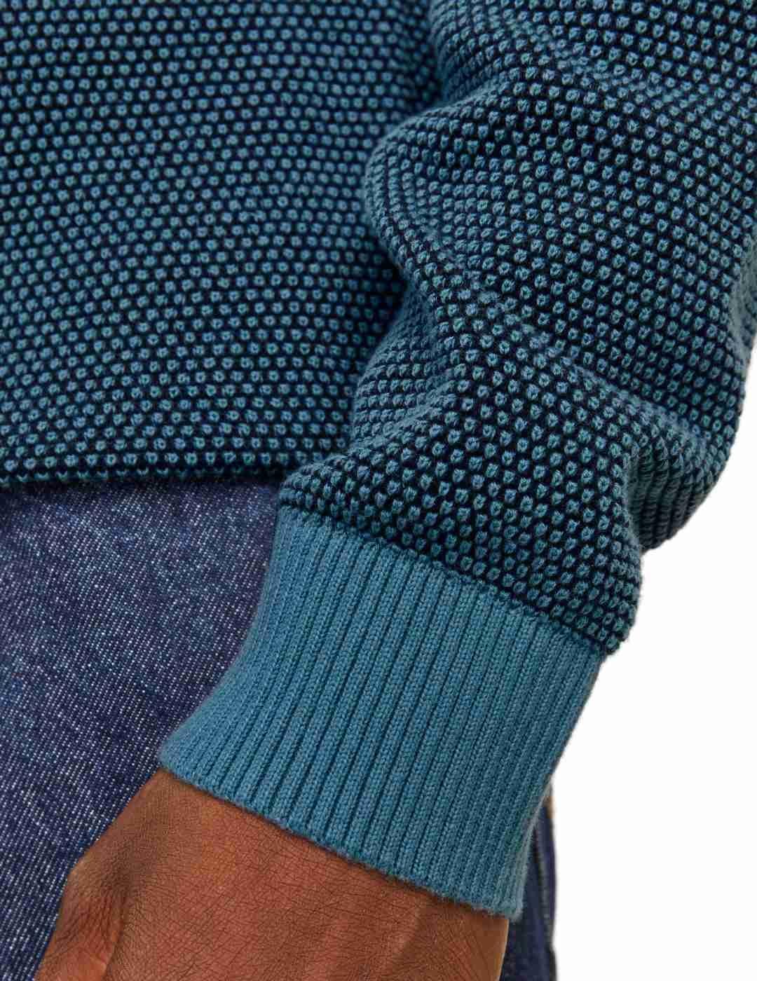 Jersey Jack&Jones Globe azul de punto para hombre