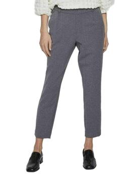 Pantalones de traje Vila Arone gris slim para mujer