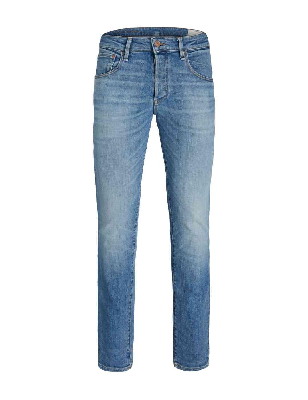 Pantalón vaquero Jack/df01Jones Tim azul straight para hombre
