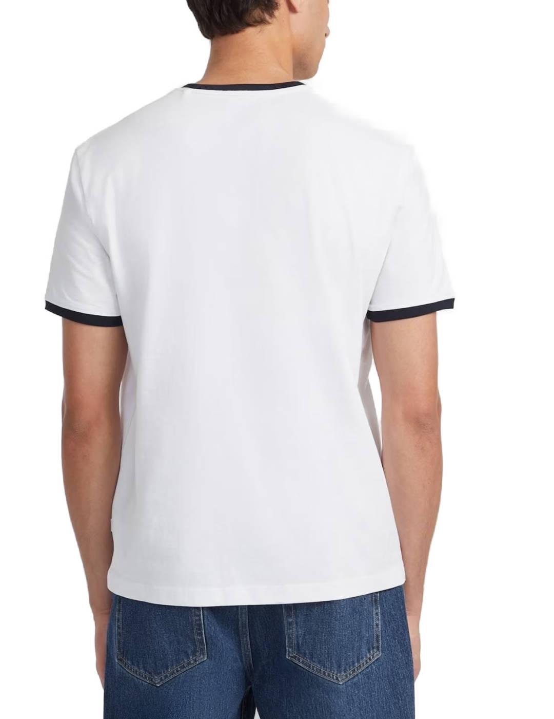 Camiseta Guess Jeans blanco manga corta para hombre