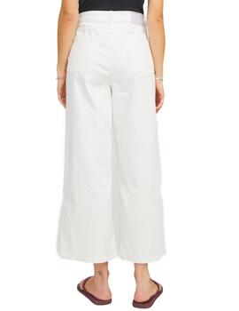 Pantalón vaquero JJXX Milla blanco wide leg para mujer