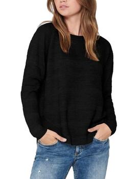 Jersey Only Caviar negro de punto regular para mujer