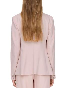 Chaqueta blazer Only Raven rosa palo slim para mujer