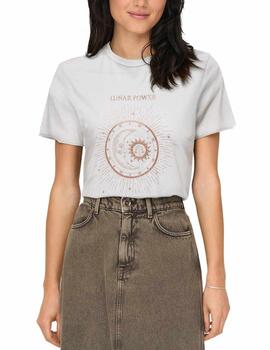 Camiseta Only Lucy lunar power manga corta para mujer