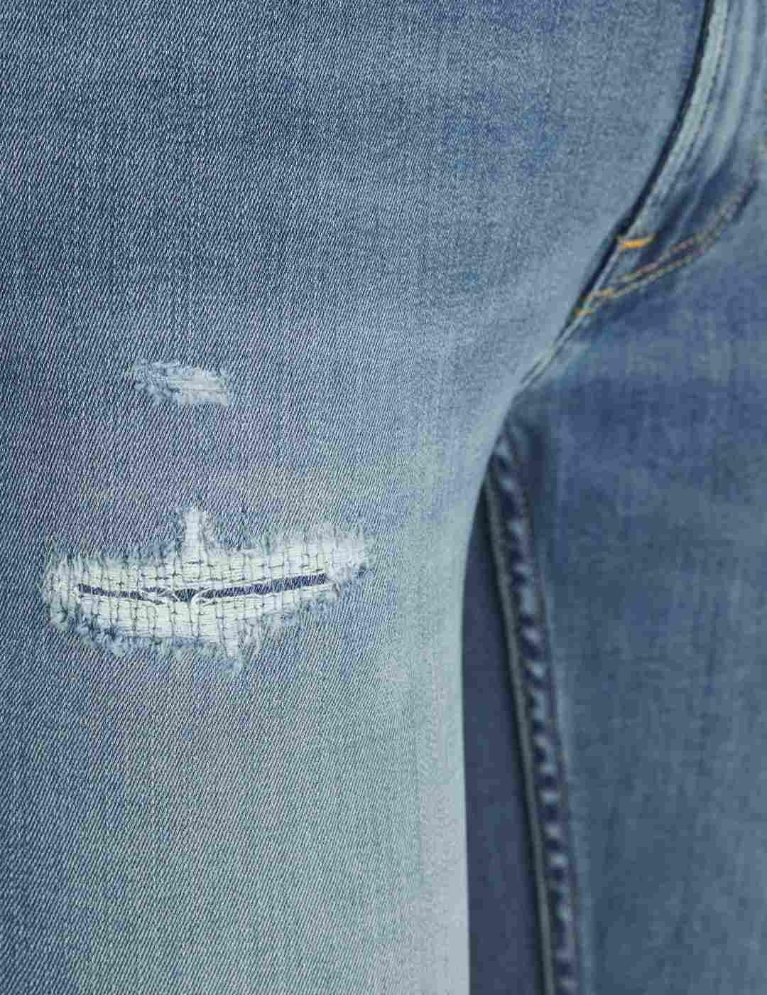 Pantalón vaquero Jack&Jones Liam azul rotos para hombre