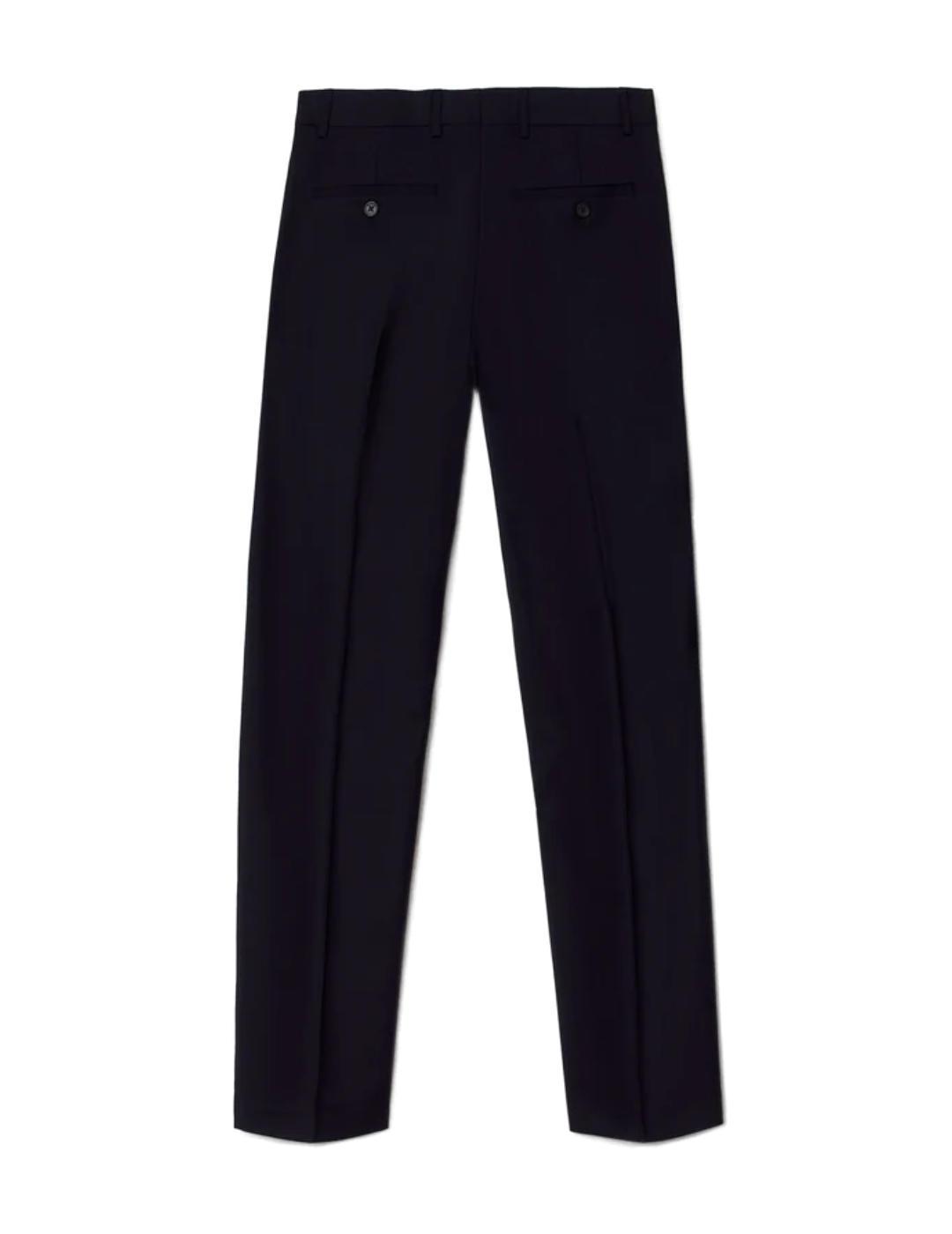 Pantalón Silbon traje stretch azul marino lana para hombre
