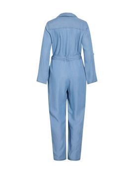 Mono Vila Givani denim azul claro manga larga para mujer