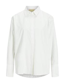 Camisa JJXX Caro blanca básica relaxed para mujer