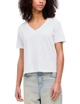 Camiseta básica JJXX Annie blanco manga corta para mujer