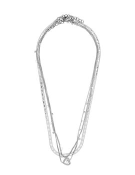 Pack collar Only Dollee plateado triple cadena para mujer