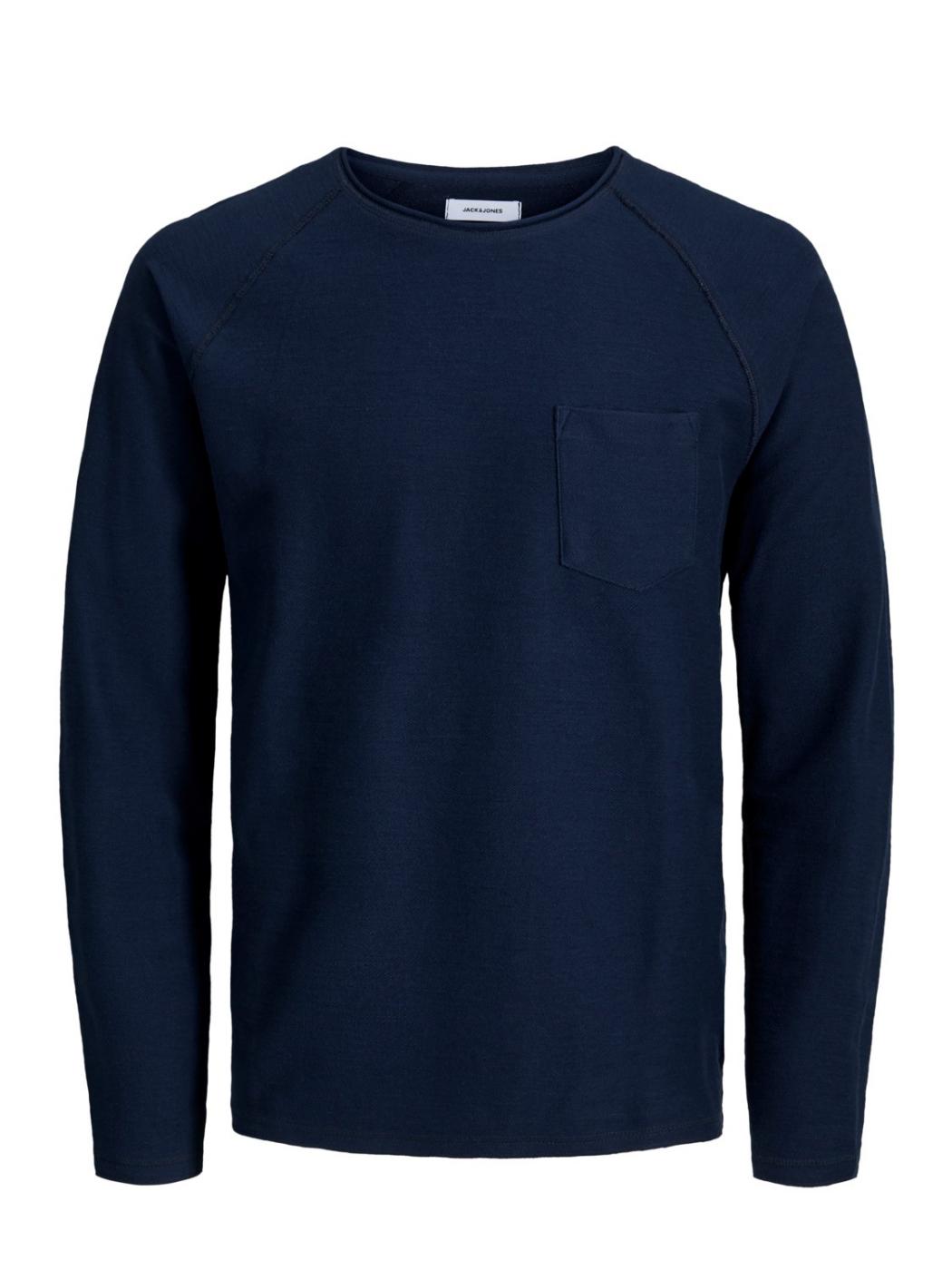 JEETERRY SWEAT O-NECK NOOS NS TOPS NAVY-W