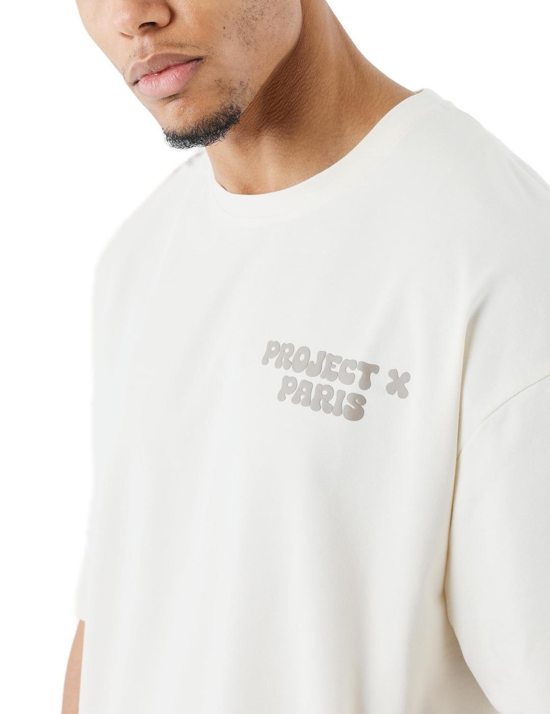 Camiseta Project x Paris crudo manga corta para hombre