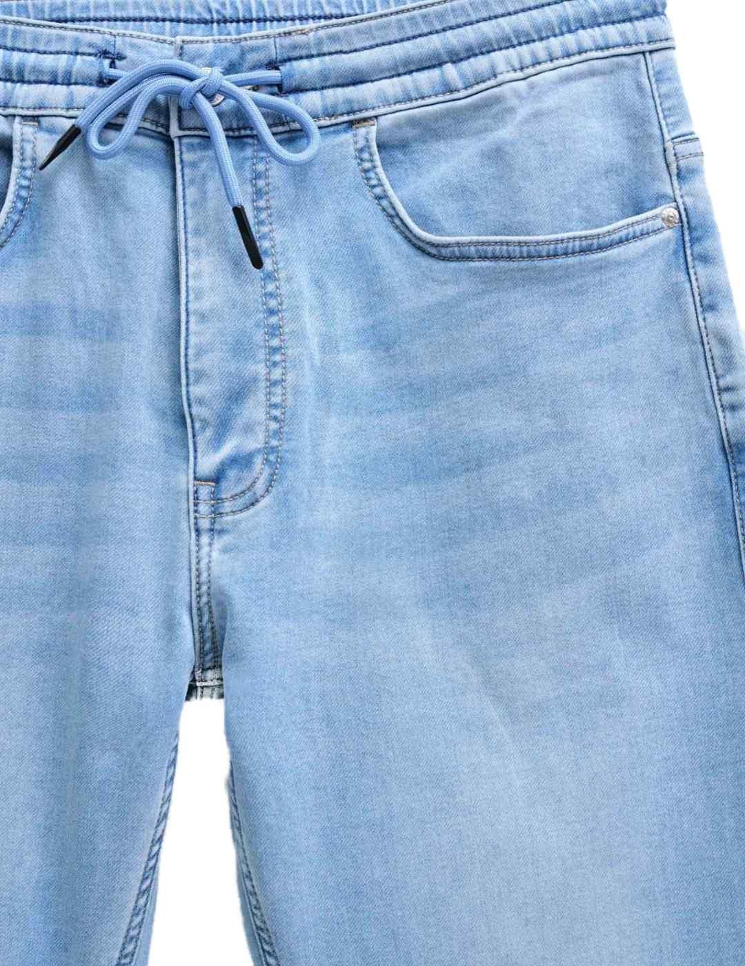 Pantalón vaquero Salsa Slim azul claro regular para hombre