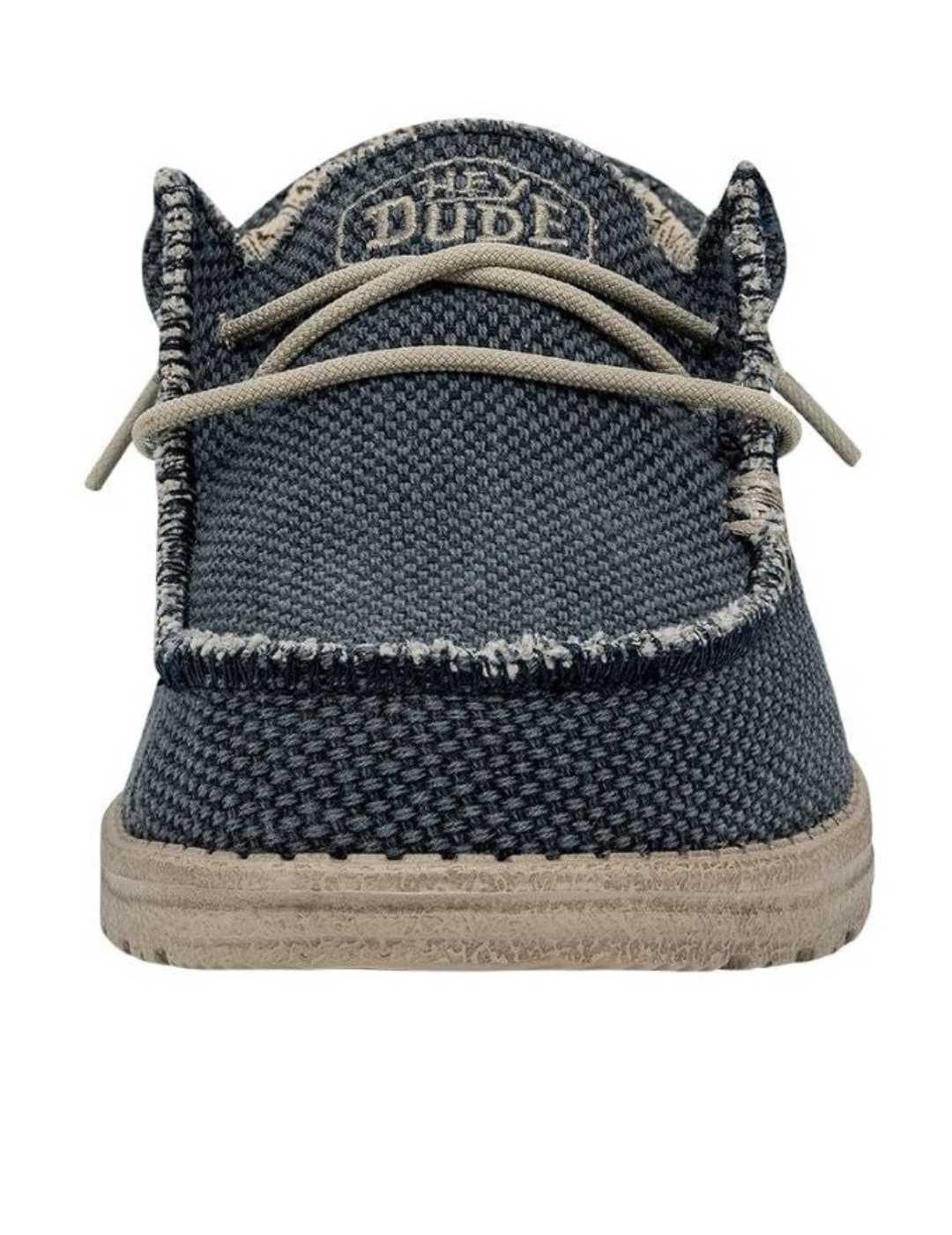Mocasín Heydude Wally azul noche jasepado para hombre